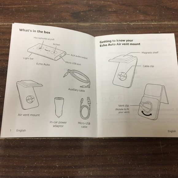 Amazon Echo Auto Bluetooth Hands Free Take Alexa on the Road BP39CN - Picture 8 of 15